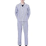 1 Conjunto Pijama Listrado Vestido De Paciente Vestido De Isolamento Batas Hospitalares Bata De Hospital Esfoliante De Pijama De Manga Mulheres Uniforme Descartável