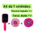 1 Escova Raquete   2 Touca Dupla Cetim Anti frizz