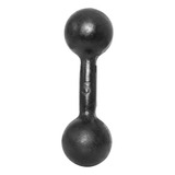 1 Halter Tipo Bola Pintado 05kg Megagym Exercícios Em Casa Cor Preto