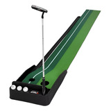 1 Kit Treino Golfe 3 Peças tapete 3m taco Canhoto E 3 Bolas