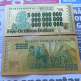 1 Nota Zimbabwe Gold