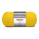 1 Novelo Do Fio De Lã Classic Pull 200g, Tricô - Circulo Cor 1746 - Canario