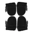 1 Pacote Saco Veludo Joias Preto G 7 5x10cm 100 Unidades