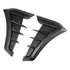 1 Par De Aberturas Laterais Car Fender Side Black