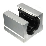 1 Pillow Block Aberto 25mm Rolamento Sbr 25uu Eixo Cnc