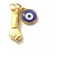 1 Pingente Figa E 1 Pingente Olho Grego Folheado A Ouro 18k