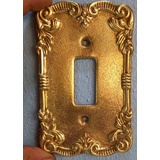 1 Placa Parede Espelho Interruptores Bronze Colonial Antigo