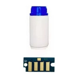 1 Refil + Chip Xerox Phaser 6000 6010 6015 Azul