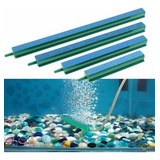 1 Un Cortina De Bolhas Pedra Porosa Bastao 40cm Aquario Cor Azul
