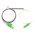 1 Unidade Splitter Fibra Óptica Desbalanceado 1x2 Sc/apc C/ Três Ondas Nf@