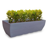 1 Vaso Jardineira De Polietileno Grande Moderno 100x30