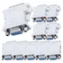 10 Adaptadores Dvi-i Macho 24+5 Pinos P/ Vga 15 Pinos Femea
