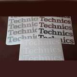 10 Adesivos Technics Cores Especiais (ouro, Cromado, Aço...)