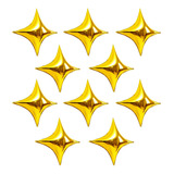 10 Balao Metalizado Estrela