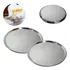 10 Bandeja 40 Cm Redonda Garçom Aço Inox Luxo Premium Hotel