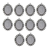 10 Bandejas Pendentes Ovais