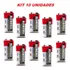 10 Baterias Pilhas 9v Comum Multímetro Microfone 1 Caixa