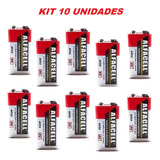 10 Baterias Pilhas 9v