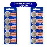10 Baterias Sony Cr2025