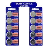 10 Baterias Sony Cr2032