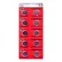 10 Baterias Toshiba Lr44 A76 Ag13 Japonesa Relógio Brinquedo