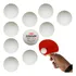 10 Bolas Plástico Abs Tênis De Mesa 3 Estrelas Pingue Pongue Cor Branco