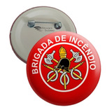 10 Botons Botton Buttons Broches Brigada De Incêndio 3 5