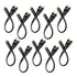 10 Cabo Rca Y 2 Macho 1 Fêmea Plug Injetado 2m1f Flexível