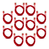 10 Cabos Rca Para
