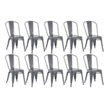 10 Cadeiras Iron Tolix
