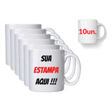 10 Caneca Porcelana Personalizada