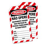 10 Cartão Etiqueta Bloqueio Segurança Perigo Não Opere Nr10
