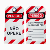 10 Cartao Etiqueta Bloqueio