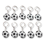 10 Chaveiro Emborrachado Bola