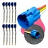 10 Chicote Conector Para Botão On Off Universal Led 19mm