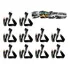 10 Cinto Segurança 2 Pontos Universal Abdominal Transversal