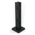 10 Coluna Torre Preta Guarda Corpo Inox 40 Cm 2 Furos