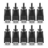 10 Conector Rca Macho