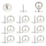 10 Conjuntos De Botões Sem Costura, Botões De Pérola Redondos, Broches Removíveis, Fecho De 10 Mm, Rebites De Pérola, Reutilizáveis, Pinos Fixos Para Artesanato, Decoração, Camisa, Blusa, Vestido,