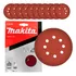 10 Disco De Lixa Para Lixadeira Rotorbital Velcro Grão 180 