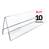 10 Display Prisma Acrilico