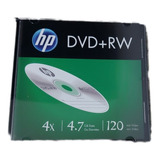 10 Dvd+rw Hp 4x Com Logo Regravavel Na Caixa De Acrilico