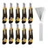 10 Estilete Profissional Emborrachado C/trava 18mm+10 Lâmina
