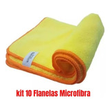 10 Flanelas Microfibra Autoamerica 40cm X 60cm 350gsm