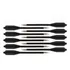 10 Flechas Setas 6,5  Pol Nylon Besta Balestra 50/80lbs