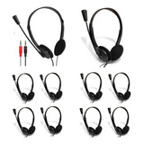 10 Fones Microfone Headset