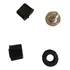 10 Kit Borracha+parafuso Do Protetor De Escapamento Fan 160