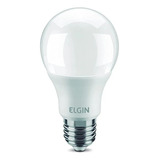 10 Lampada De Led 9w Elgin A60 Bivolt E27 Amarela 3000k Luz Branco quente 110v 220v