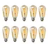10 Lâmpada Filamento Led Retrô Vintage St64 4w Bivolt E27