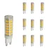 10 Lâmpada Led Halopin G9 7w Lustres Pendente Cor Da Luz Branco-quente Amarelo 110v/220v